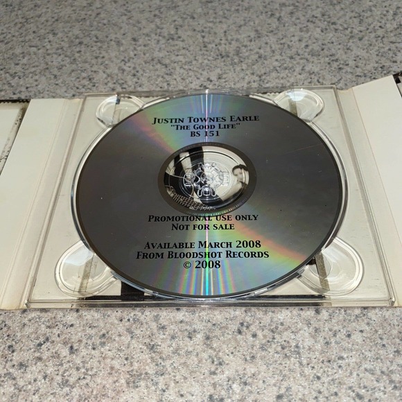The Good Life by Justin Townes Earle (CD, 2008) Bloodshot Rec. Rare Promotional - Picture 5 of 7